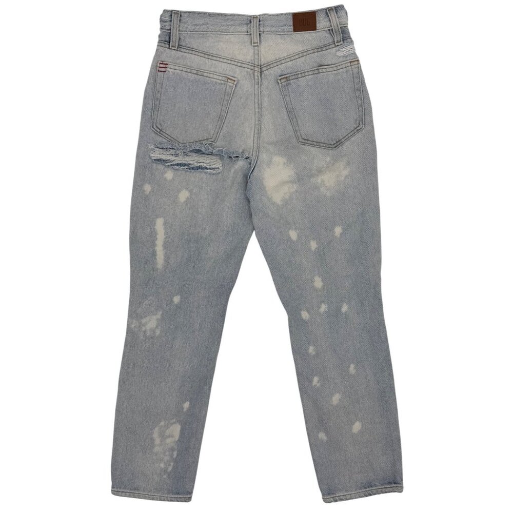 Urban Outfitters BDG Grunge 90s Ripped Distressed High Rise Straight Denim Jeans - Picture 10 of 16